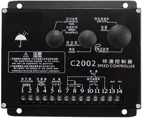 C2002 Genset Speed Governor Control Board Controller Unit for Generator(Old Type) in Saudi Arabia