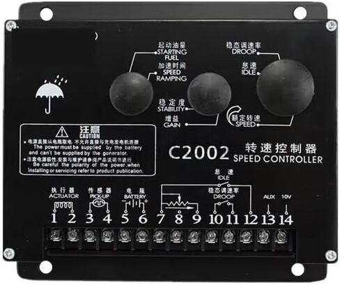 C2002 Genset Speed Governor Control Board Controller Unit for Generator(Old Type) in Saudi Arabia