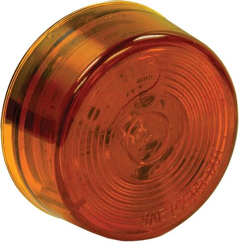 Buyers Products 2 Inch Red Round Marker/Clearance Light Kit with 1 LED (PL-10 Connection, Includes Grommet and Plug) in Kuwait