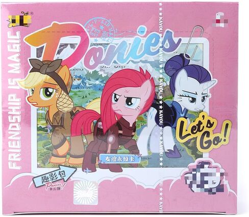 علبة من بطاقات التداول لمجموعة Little Pony Friendship Anime Collection مختومة Wave 3 جديدة in Saudi Arabia