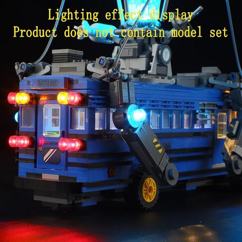 مجموعة إضاءة LED متوافقة مع نموذج مكعبات بناء حافلة المعركة من Lego - مجموعة الإضاءة للعبة Fortnite 77073 (مجموعة النماذج غير متضمنة) in Saudi Arabia