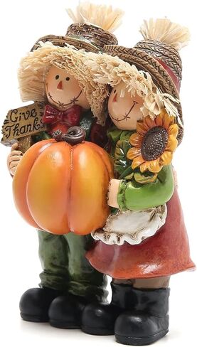 Hodao Autumn Thanksgiving Scarecrow Decoration Handmade Thanksgiving Decoration for Living Room Garden Dining Room Decoration Gifts in Saudi Arabia