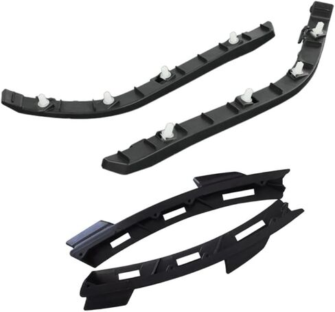 Left+Right Car Front/Rear Bumper Support Bracket Retainer for Hyundai for Accent 2012 2013 2014 2015-2017 distintivo(Front Left Right) in Kuwait