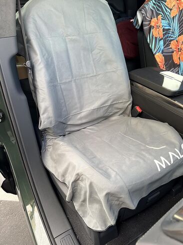 Malo'o SeatGuard Terry Cloth Universal Car Seat Cover – Soft and Warm Dual Layer Seat Cover - Largest on Market, Universal Fit, Truck - Van - RV Seat Protector & Dog Seat Cover in Saudi Arabia