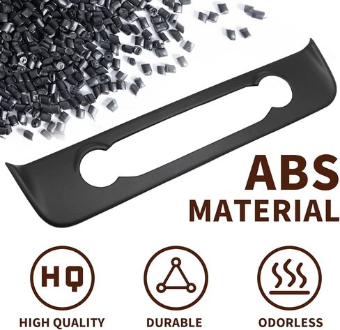 Muslogy Compatible with Ford Maverick Trim Piece Around Radio Controls Center Console Radio Multimedia Control Volume Knob Trim Cover 2022 2023 2024 Accessories (Matt Black) in Saudi Arabia