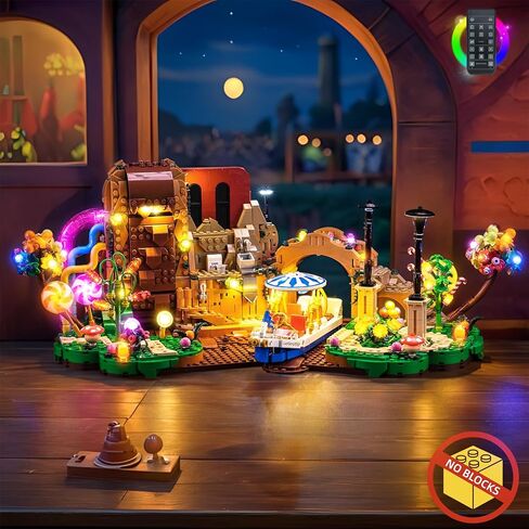 BrickBling LED Light Only, Compatible with Lego Willy Wonka & The Chocolate Factory 21360 - Excluding Model (RC Version Light) in Saudi Arabia