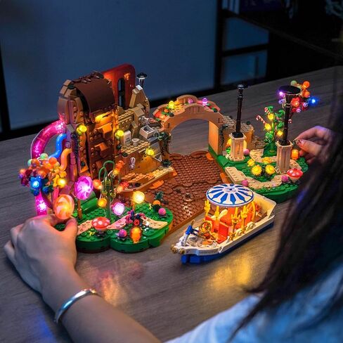 BrickBling LED Light Only, Compatible with Lego Willy Wonka & The Chocolate Factory 21360 - Excluding Model (RC Version Light) in Saudi Arabia