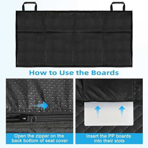 Kytely Dog Car Seat Cover for Back Seat,Waterproof Hammock with Mesh Window, Anti-Scratch Nonslip Car Seat Protector for Dogs, 600D Heavy Duty Dog Seat Cover for Cars Trucks and Suvs in Kuwait