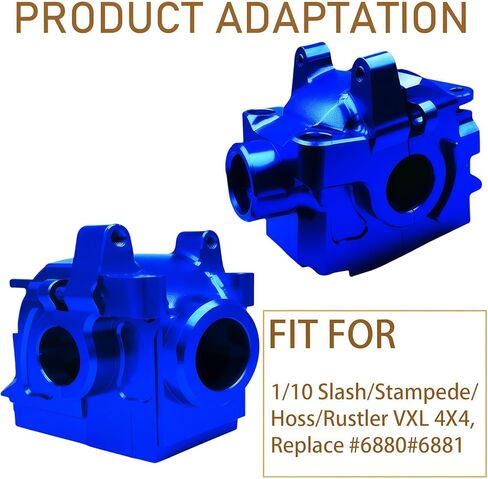 ترقية مجموعات علبة التروس المصنوعة من الألومنيوم مناسبة لسيارة 1/10 Traxxas 2WD Slash/VXL، Stampede/VXL، Rustler/VXL، Bandit/VXL RC Car، إلخ. استبدال #3691/أ in Kuwait