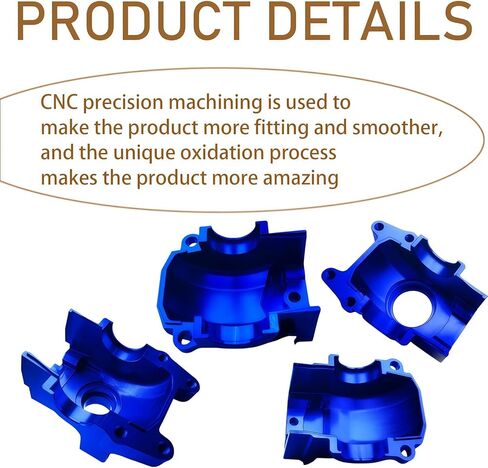 ترقية مجموعات علبة التروس المصنوعة من الألومنيوم مناسبة لسيارة 1/10 Traxxas 2WD Slash/VXL، Stampede/VXL، Rustler/VXL، Bandit/VXL RC Car، إلخ. استبدال #3691/أ in Kuwait