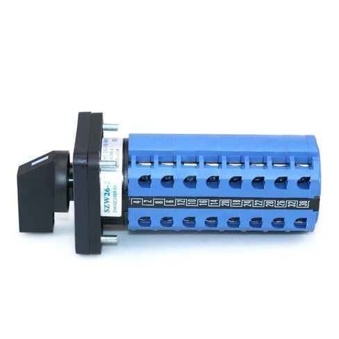 SZW26/LW26-20 3 أوضاع تشغيل إيقاف تشغيل 8 مراحل 32 محطات 20A مفاتيح تحويل كام دوارة لوحة 64X64 in Saudi Arabia