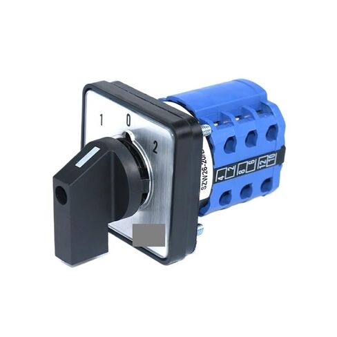 SZW26/LW26-20 1-0-2 3 Position 12 Screws 3 Phase Cam Rotary Changeover Control Switches 48X48mm in Saudi Arabia
