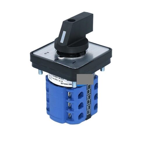 SZW26/LW26-20 1-0-2 3 Position 12 Screws 3 Phase Cam Rotary Changeover Control Switches 48X48mm in Saudi Arabia