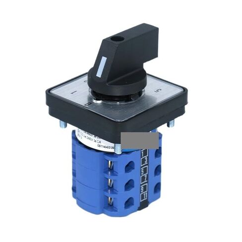 SZW26/LW26-20 6 Position 3 Phase 12 Screws 20A Latching Control Rotary Change Over Cam Switch 48X48 Panel in Saudi Arabia