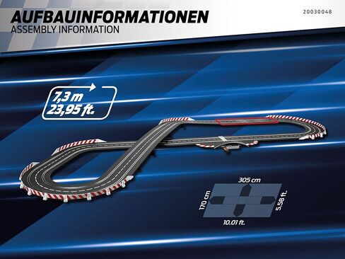 Carrera 30048 Digital 132 Race of The Champions Slot Car Race Track Set, 1:32 Scale, 23.95-Feet Long, Featuring M.Verstappen and S.Perez Cars, Includes Wireless Controllers in Saudi Arabia