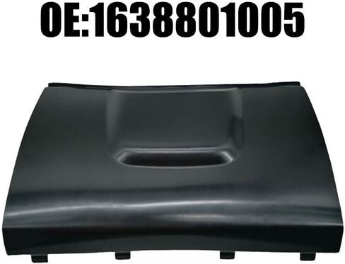Rear Bumper Center Tow Hitch Hook Cover Cap ABS Black for Mercedes-Benz W163 ML320 ML350 1998-2005 Replace OEM 1638801005 A1638801105 in Saudi Arabia