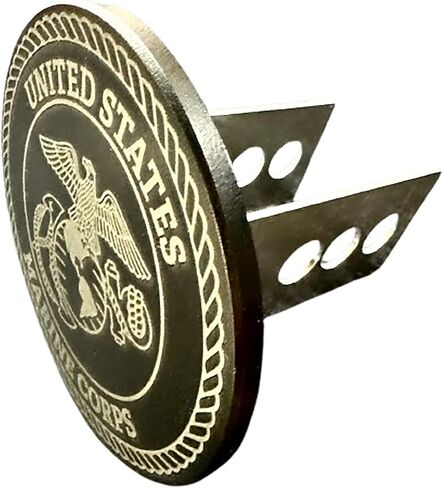 Island Hitch Covers Made in USA Machined from 1/4" Thick 6061 Aluminum in Turtle Design 2" Plug to Prevent Rust Approximate Size 5" X 5" Powder Coated and Laser Engraved (Turtle-Green) in Saudi Arabia