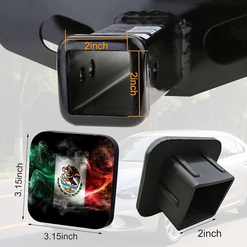 Watercolor Lion on Fire Trailer Hitch Cover,Hitch Cover Fits for 2 Inch,Square Tube Cap Rubber Plug Insert for Cars Suvs Trucks in Saudi Arabia