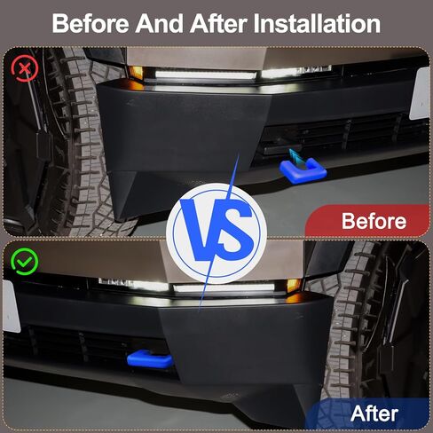 Tow Hook Covers for Tesla Cybertruck 2023 2024 2025,Customized Tow Hitch Covers Compatible with Tesla Cybertruck Accessories,2PCS-Blue in Kuwait