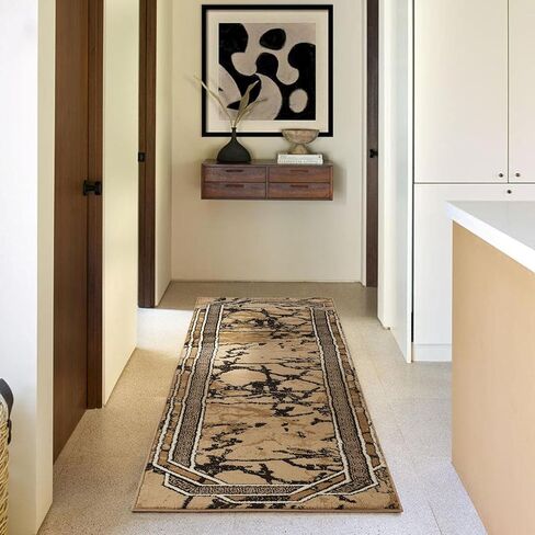 GLORY RUGS Modern Abstract Trellis Area Rug 5x7 Rugs Cream Beige for Home Office Bedroom and Living Room in Saudi Arabia