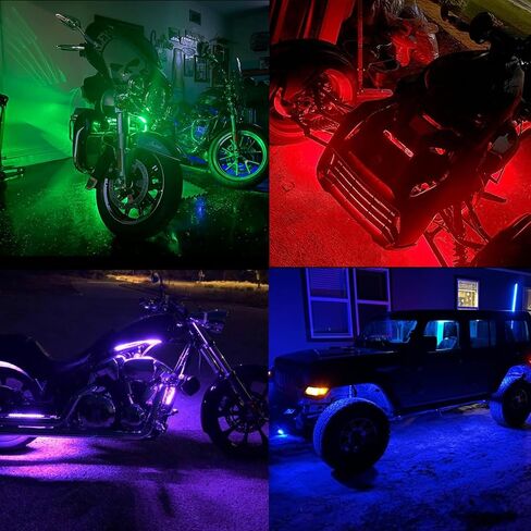 أضواء الصخور RGB LED، 20 كبسولة مقاومة للماء Magic-RGB متعددة الألوان لمطاردة نيون تحت التوهج مجموعة إضاءة الموسيقى مع التحكم في APP/RF لشاحنة Jeep Off Road Truck Car ATV SUV RZR in Kuwait