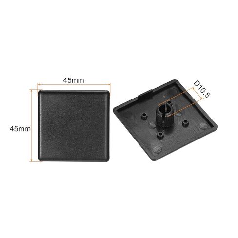 Single Hole Square Aluminum Extrusion End Cap [for Aluminum bar end,Storage Rack] - 40x40mm / 5pcs in Saudi Arabia