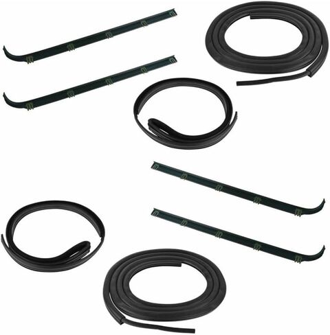 Door Window Sweep Weatherstrip Seal Kit for Ford for Bronco 1987-1996 for F150 1987-1996 for F250 1987-1997 for F350 1987-1997 Truck in Kuwait
