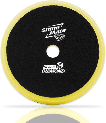 7" Black Diamond (1) Yellow High Cut Foam Pad + (1) Red Finishing Foam Pad to fit 6" Backing Plates in Saudi Arabia