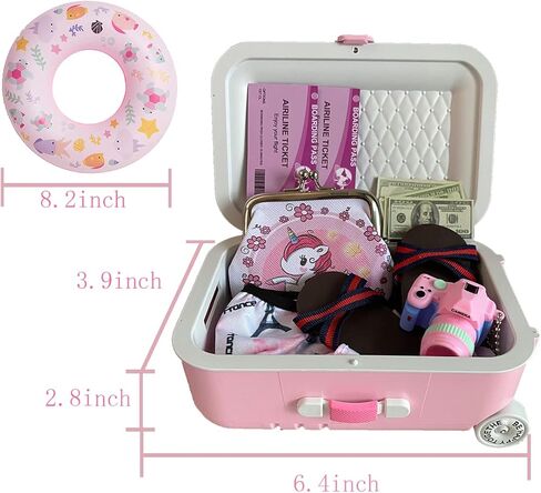 18 Inch Girl Doll Clothes and Accessories Swimming Poor Play Set Fit 18 inch Girl Dolls ,Including Swimwear Shoes Sunglasses Swimming Ring Towel etc. in Saudi Arabia