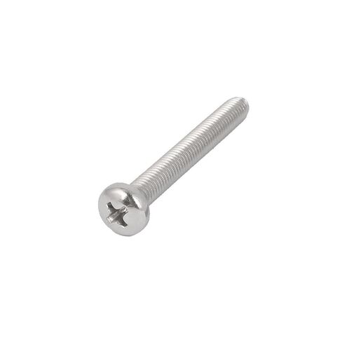uxcell M4x5mm 316 Stainless Steel Metric Phillips Pan Head Machine Screws Bolts 50 Pcs in Saudi Arabia