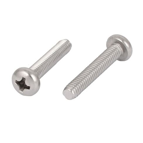 uxcell M4x5mm 316 Stainless Steel Metric Phillips Pan Head Machine Screws Bolts 50 Pcs in Saudi Arabia