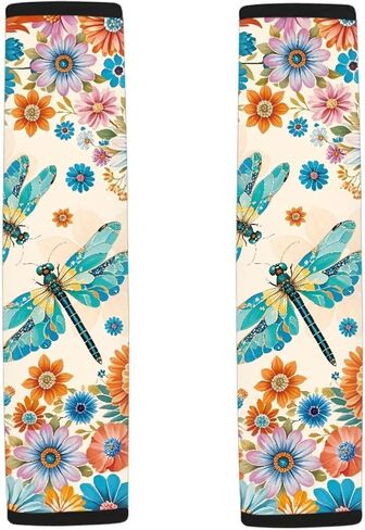 Cute Ladybug Car Seat Belt Cover Soft Car Seatbelt Shoulder Strap Easy to Install Seat Belt Shoulder Strap Covers Fit Most Cars, Truck, Suv, or Van in Kuwait