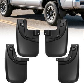 Mud Flaps for Toyota Tacoma with Fender Flares，Complete Front & Rear Splash Guards Set (2016-2023) in Saudi Arabia