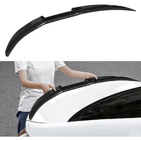 Car Spoiler for VW Passat B8 Sedan 2014 2015 2016 2017 2018 2019, Antiscratch Trunk Lid Spoiler Three-Section Combination Tail Wing Large Top Wing Tail Accessories,Bright Black in Saudi Arabia