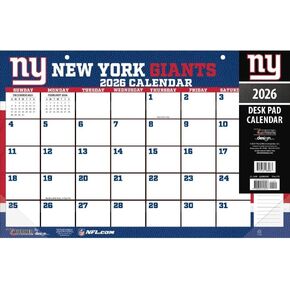 تقويم مكتب تيرنر سبورتس نيويورك جاينتس 2026 مقاس 17 × 11 (26998901047) in Kuwait