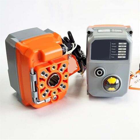 20nm Electric Valve Actuator with 11mm 14mm Square Stem Electric Valve Motor Drive with Manual Override and Signal Feedback in Saudi Arabia