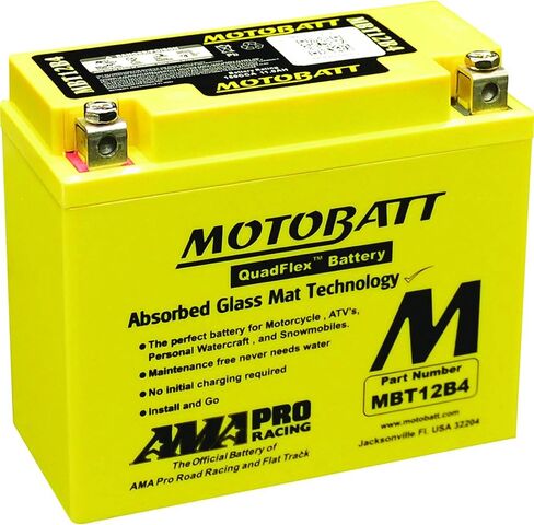 MotoBatt DB Electrical MBT12B4 Battery Compatible With/Replacement For Motobatt Battery 11Ah,Ducati, Triumph, Yamaha Motorcycle in Saudi Arabia