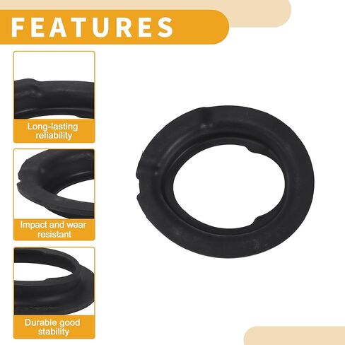 ACROPIX عوازل لفائف الربيع السفلية رقم 31331096664 لسيارات BMW 528i 2000-2008 لفائف الربيع الداعم لفائف الربيع المعزل تعليق المطاط 1 قطعة in Saudi Arabia