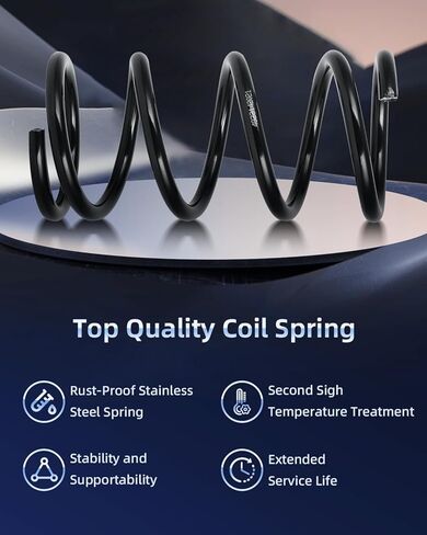 ECCPP 2PCS Rear Coil Springs Suspension Coil Spring Set 81137 4823142021 4823142030 4823142032 for 1996 1997 1998 1999 2000 for Toyota RAV4 in Saudi Arabia