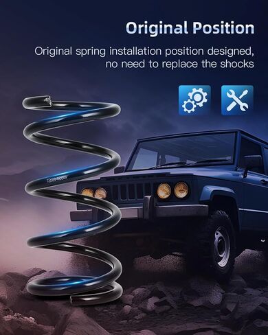 ECCPP 2PCS Rear Coil Springs Suspension Coil Spring Set 81137 4823142021 4823142030 4823142032 for 1996 1997 1998 1999 2000 for Toyota RAV4 in Saudi Arabia