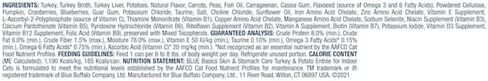 Blue Buffalo Basics Skin & Stomach Care, Grain Free Natural Adult Pate Wet Cat Food, Indoor Turkey 5.5-oz cans (Pack of 24) in Saudi Arabia