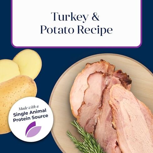 Blue Buffalo Basics Skin & Stomach Care, Grain Free Natural Adult Pate Wet Cat Food, Indoor Turkey 5.5-oz cans (Pack of 24) in Saudi Arabia
