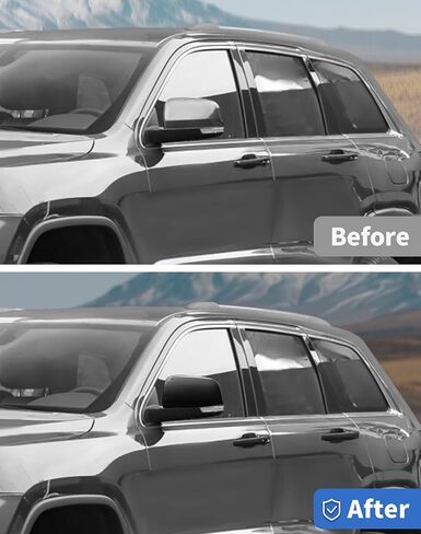 Carbon Fiber Exterior Side View Mirror Covers Caps & Door Handle Covers Trim Fit for 2010-2020 Jeep Grand Cherokee in Saudi Arabia