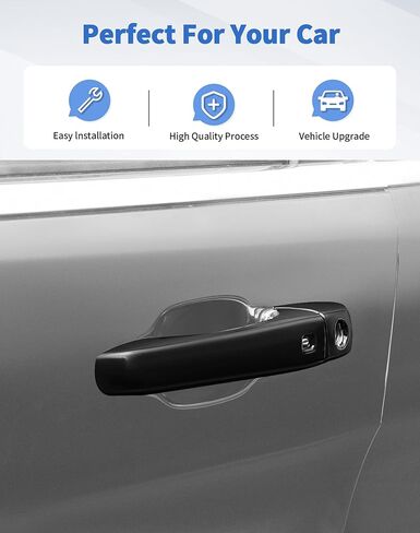 Carbon Fiber Exterior Side View Mirror Covers Caps & Door Handle Covers Trim Fit for 2010-2020 Jeep Grand Cherokee in Saudi Arabia