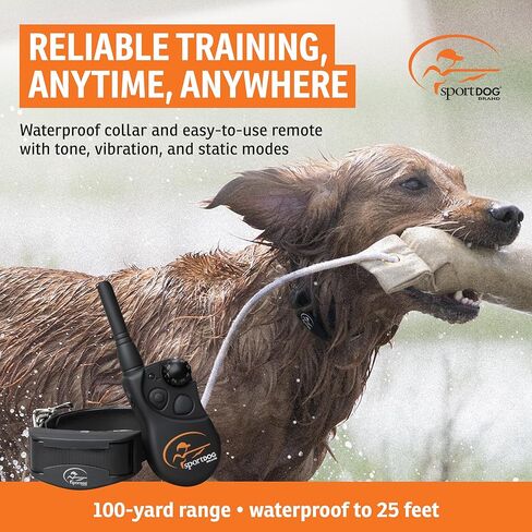 مدربين عن بعد من العلامة التجارية SportDOG YardTrainer Family - أطواق تدريب الكلاب قابلة لإعادة الشحن ومقاومة للماء مع خاصية الاهتزاز والاهتزاز والنغمة، نطاق 100 ياردة - كلب عنيد - YT-100S، رمادي in Kuwait