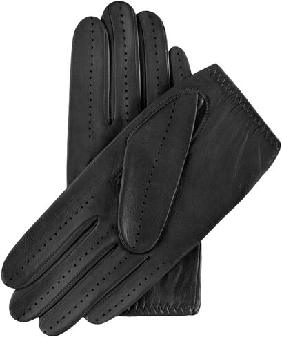 Fratelli Orsini Driving Gloves Alessa Black for Women - Lambskin Leather Driving Gloves & Touchscreen - color Black in Saudi Arabia