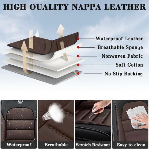 Car Seat Covers for GMC Yukon XL 2006-2024 Durable Leather Seat Cover Waterproof Seat Covers All Weather Car Seat Automotive Seat Protector(5 Seats,Black&Green-Standard) in Saudi Arabia