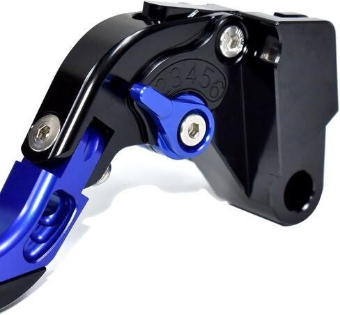 Retractable Foldable Brake Lever Clutch Lever for Yamaha R9 YZF-R9 2025, CNC Aluminum Alloy Made (Blue) in Saudi Arabia