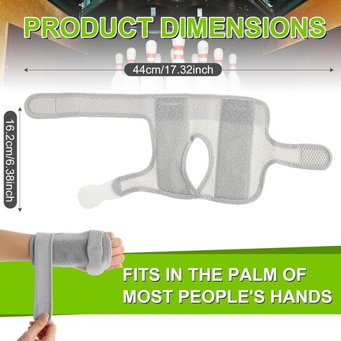 Shappy Bowling Wrist Support Wrist Brace with Thumb Spica Splint Right Hand Breathable Wrist Splint with Removable Aluminum Plate for Tendonitis Arthritis Sprains in Saudi Arabia