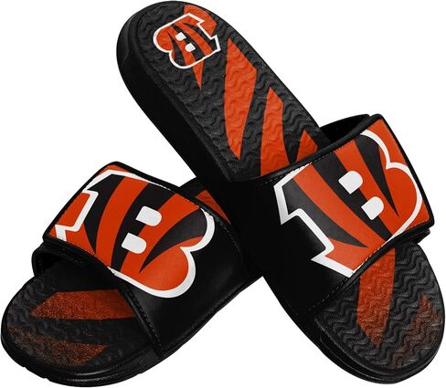 FOCO Houston Texans NFL Mens Team Stripe Gel Slide - XL in Saudi Arabia